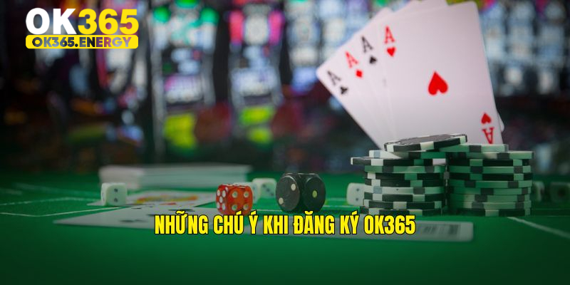 Một số chú ý đảm bảo việc đăng ký thành công